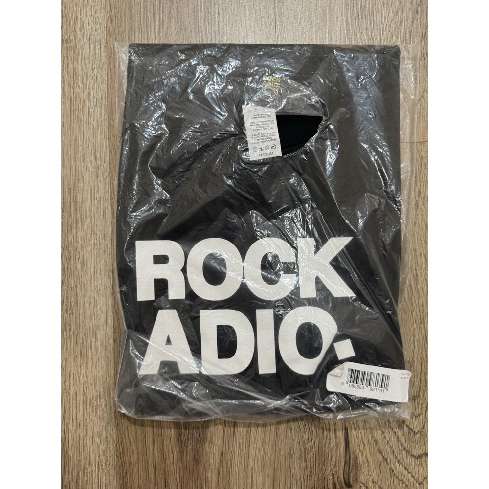 Vintage Y2K ROCK ADIO Logo T Shirt‎ Size M